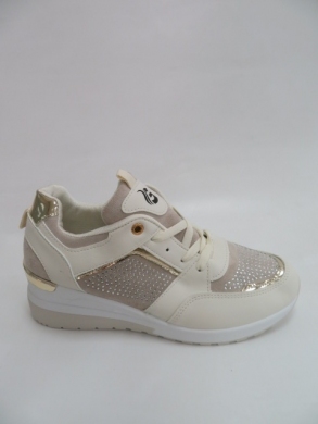 Buty sportowe damskie na koturnie (36-41) XN-136 BEIGE