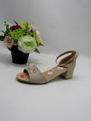 Sandały damskie na obcasie (36-41) TY2426-1 BEIGE/MIC