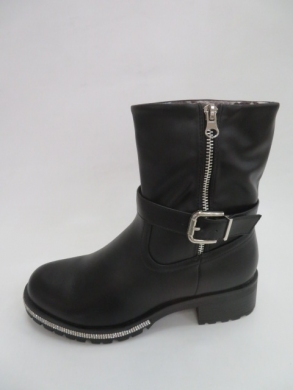 Botki damskie jesienne na płaskim (36-41) BH2558-KB BLACK