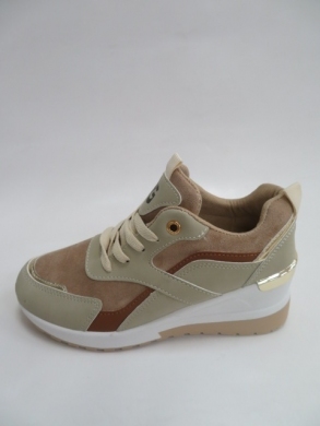 Buty sportowe damskie na koturnie (36-41) XN-113 BEIGE