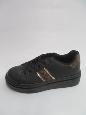 Buty sportowe damskie na płaskim (36-41) VL163 BLACK