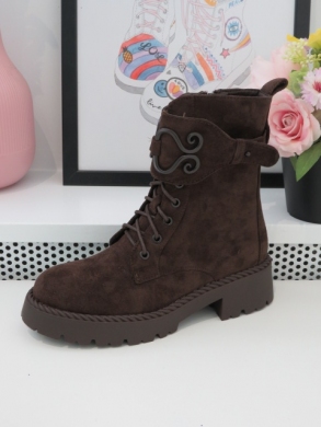 Trapery damskie ocieplane (36-41) 8627 BROWN