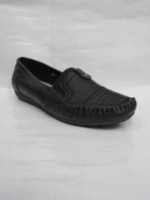 Mokasyny damskie na płaskim (39-43) DJ5-17 BLACK