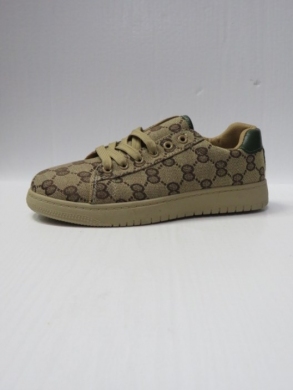 Buty sportowe damskie na płaskim (37-42) E2019-7D KHAKI/GREEN