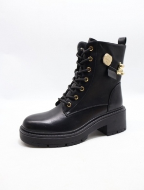 Botki damskie ocieplane na obcasie (36-41) AM7522 BLACK