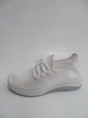 Buty sportowe damskie na płaskim (36-41) CB128 WHITE