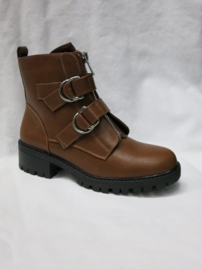 Botki damskie ocieplane na płaskim (36-41) 888-31 CAMEL