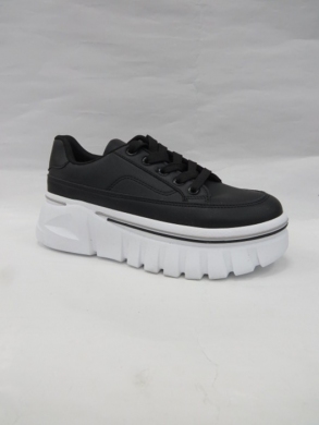 Buty sportowe damskie na płaskim (36-41) A2013 BLACK