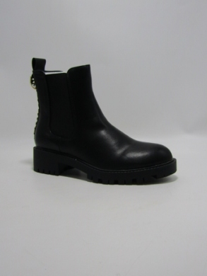 Botki damskie ocieplane na płaskim (36-41) ZY021 BLACK