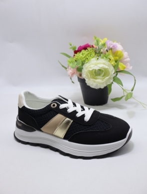 Buty sportowe damskie na płaskim (36-41) BO-900 BLACK
