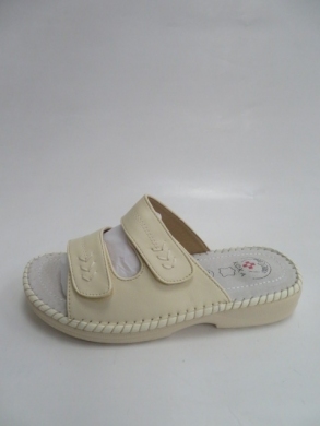 Klapki damskie na płaskim (36-41) 005 BEIGE