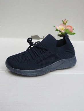 Buty sportowe damskie na płaskim (36-41) W050 NAVY
