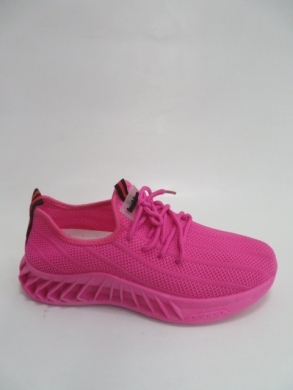 Buty sportowe damskie na płaskim (36-41) TA-22 ROSE/RED