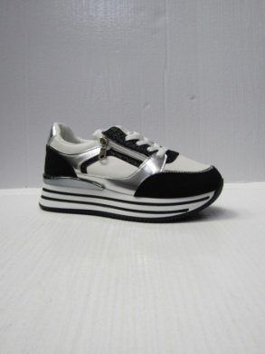 Buty sportowe damskie na płaskim (36-41) K1713 BLACK