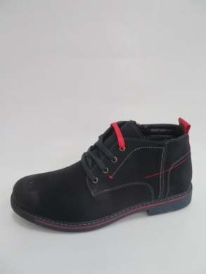 Botki męskie ocieplane (41-46) 921 NAVY/RED