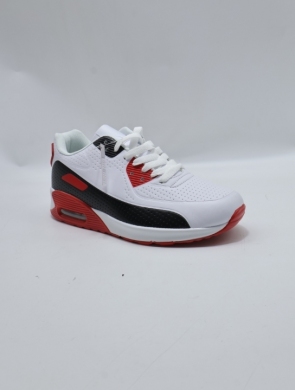 Buty sportowe damskie na płaskim (36-41) D014-325 WH/BL/RED