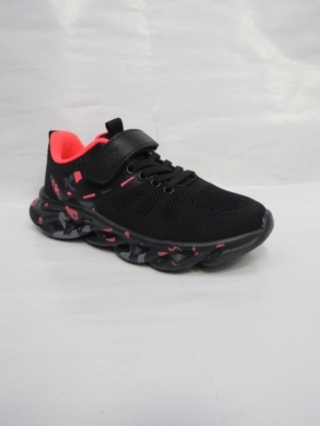 Buty sportowe dziewczęce (32-37) EC218 BLACK/RED