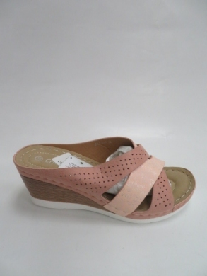 Klapki damskie na koturnie (36-41) N21-698 PINK