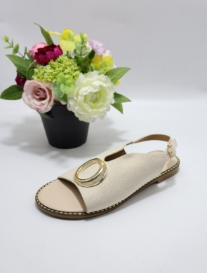 Sandały damskie na płaskim (36-41) DD255 BEIGE