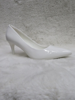 Czółenki damskie na szpilce (36-41) OC101 WHITE