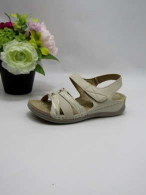 Sandały damskie na płaskim (36-42) 21336-4 BEIGE