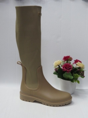 Kozaki damskie na płaskim (36-41) LT310 BEIGE