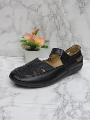 Sandały damskie na płaskim (37-43) V04 BLACK