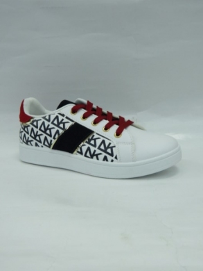 Buty sportowe damskie na płaskim (36-41) QS-59 RED/NAVY