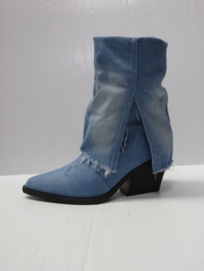 Kozaki damskie na obcasie (36-41) 668 L.BLUE