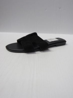 Klapki damskie na płaskim (36-41) CB2166 BLACK