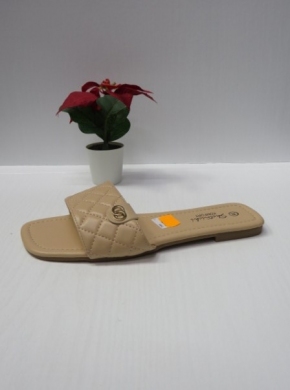 Klapki damskie na płaskim (36-41) 0614 BEIGE