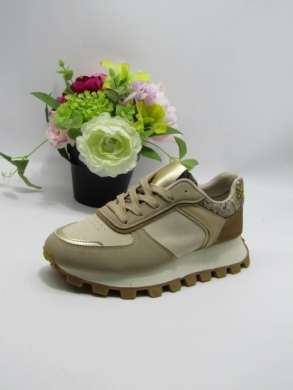 Buty sportowe damskie na płaskim (36-41) 309-24 KHAKI