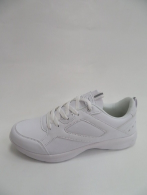 Buty sportowe damskie na płaskim (36-41) LXC 8241 WHITE