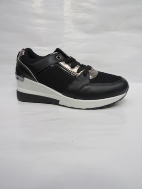 Buty sportowe damskie na koturnie (36-41) XBC23204 BLACK