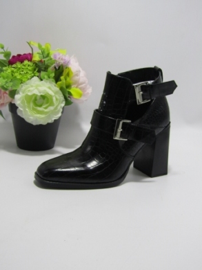 Botki damskie na obcasie (36-41) A654 BLACK