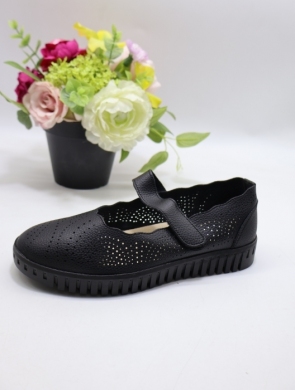 Półbuty damskie na płaskim (36-41) YEHJ-310 BLACK