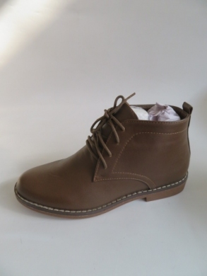 Botki damskie jesienne na płaskim (36-41) 20589 CAMEL