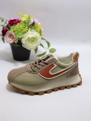 Buty sportowe damskie na płaskim (36-40) 0-1048 GREY