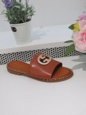 Klapki damskie na płaskim (36-41) RH-5 CAMEL