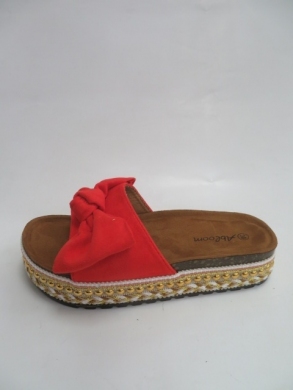 Klapki damskie na płaskim (36-41) SY679 RED