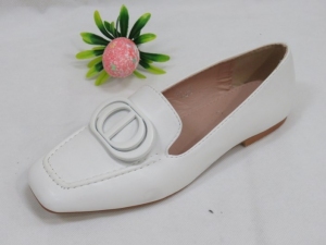 Mokasyny damskie na płaskim (36-41) GG51 WHITE