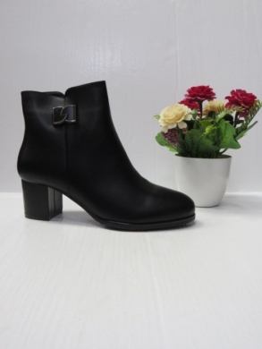 Botki damskie ocieplane na obcasie (36-41) X3705 BLACK