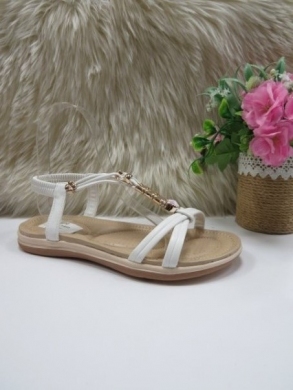 Sandały damskie na płaskim (36-41) FY7001 WHITE