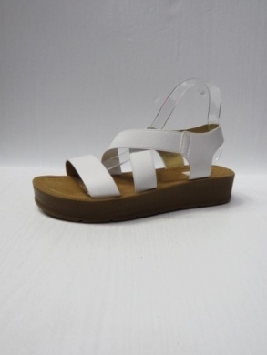 Sandały damskie na płaskim (36-41) E3102 WHITE