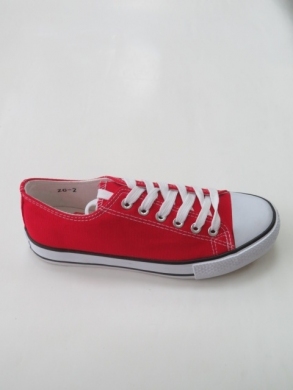 Trampki damskie na płaskim (36-41) ZC-2 RED