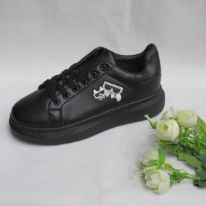 Buty sportowe damskie na płaskim (36-41) W-13 ALLBLACK