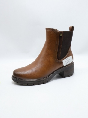 Botki damskie ocieplane na obcasie (36-41) YCC-87 CAMEL
