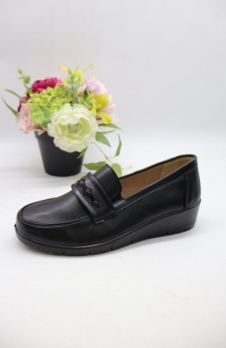 Półbuty damskie na płaskim (36-41) C08 BLACK