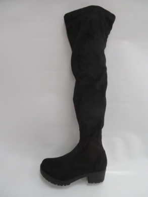 Kozaki damskie jesienne na obcasie (36-41) ZY5003 BLACK
