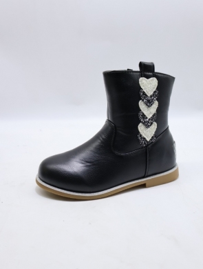 Botki dziewczęce ocieplane (30-35) 046-1 BLACK